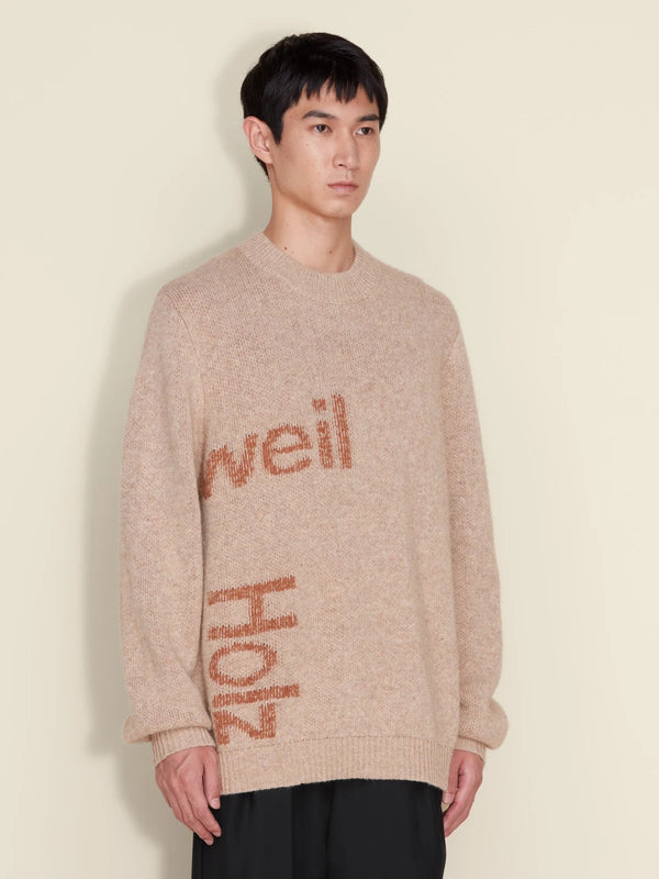 Haza Logo Crew  Beige Mix