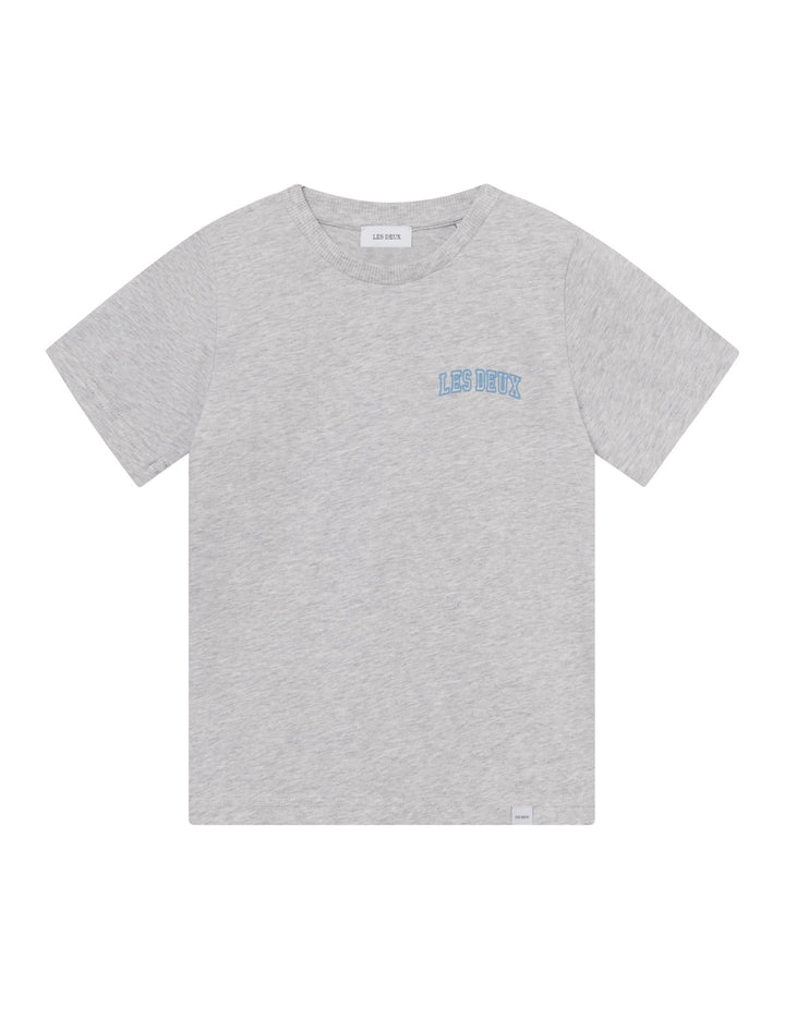 Blake T-Shirt Kids  Snow Melange/Washed Denim Blue