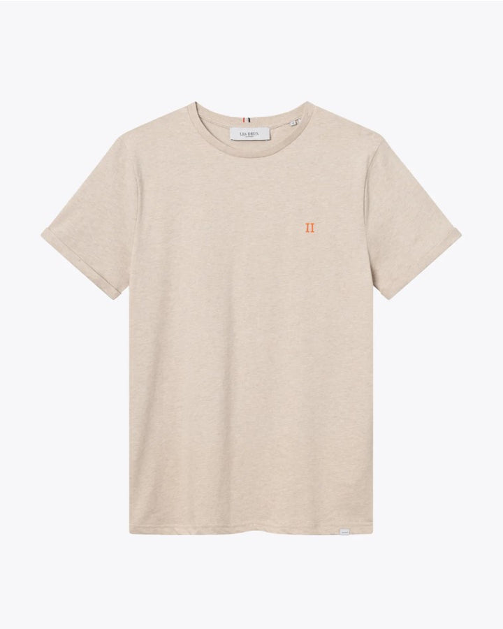 Nørregaard T-Shirt - Seasonal  Light Sand Melange/Orange
