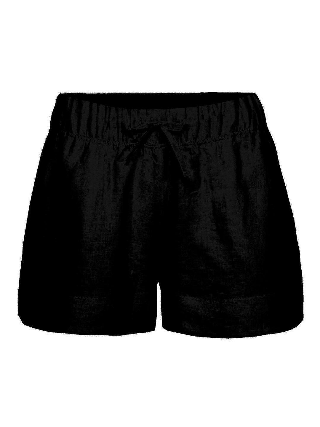 Kyle linen shorts  Black