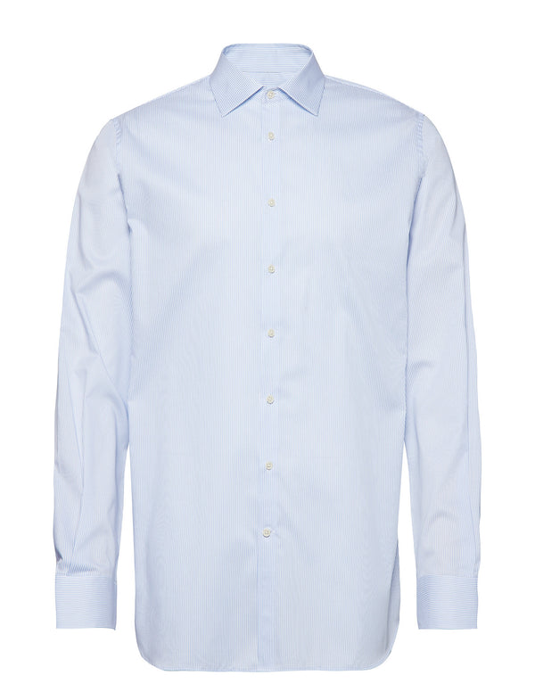 NON-IRON TWILL SUPERSLIM SHIRT  Ice Flow