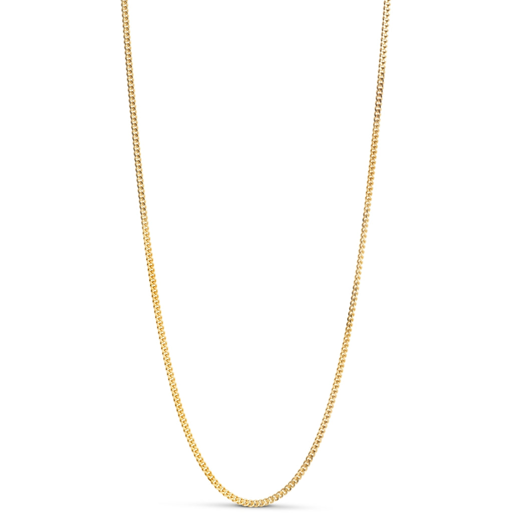 NECKLACE, CURB CHAIN 1,75 MM  Gold