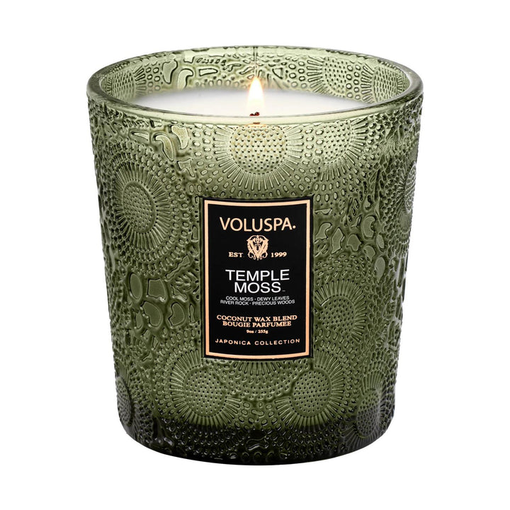 CLASSIC BOXED CANDLE 60T  Temple Moss