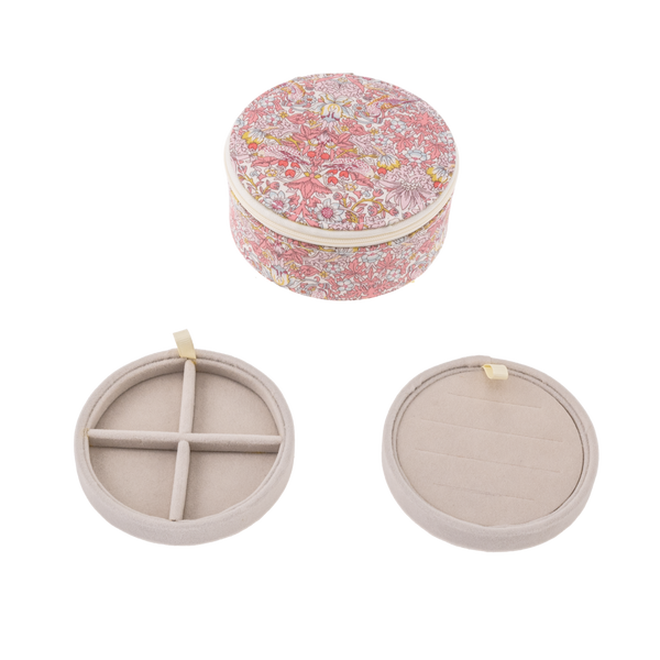 JEWELRY BOX ROUND  Strawberry Pink