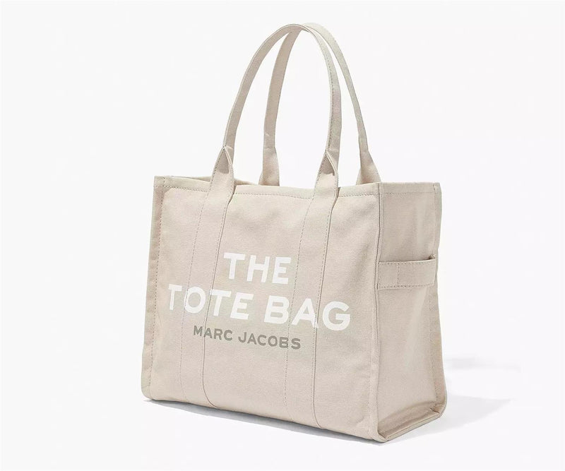 THE LARGE TOTE COTTON  Beige