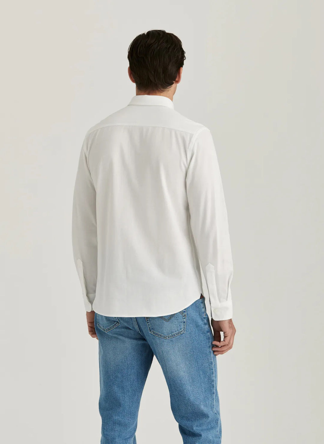 Eddie Pique Shirt - Slim Fit  White