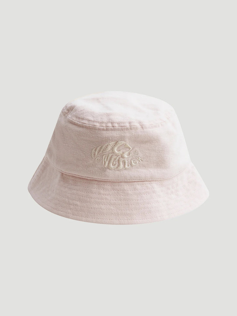 Pafe Linen Logo Bucket Hat  Lt. Pink