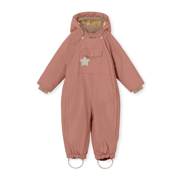 WISTI FLEECE LINED SNOWSUIT  Wood Rose