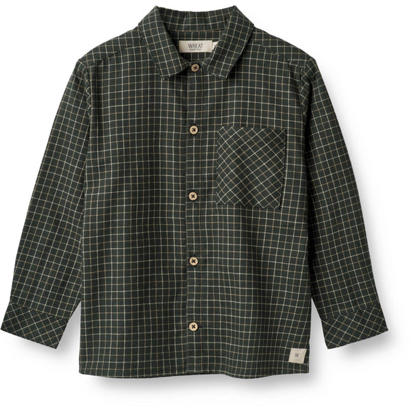SHIRT OSCAR  Black Coal Check