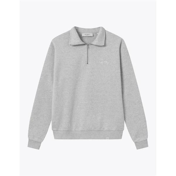 Crew Half-Zip Sweatshirt  Grey Mélange
