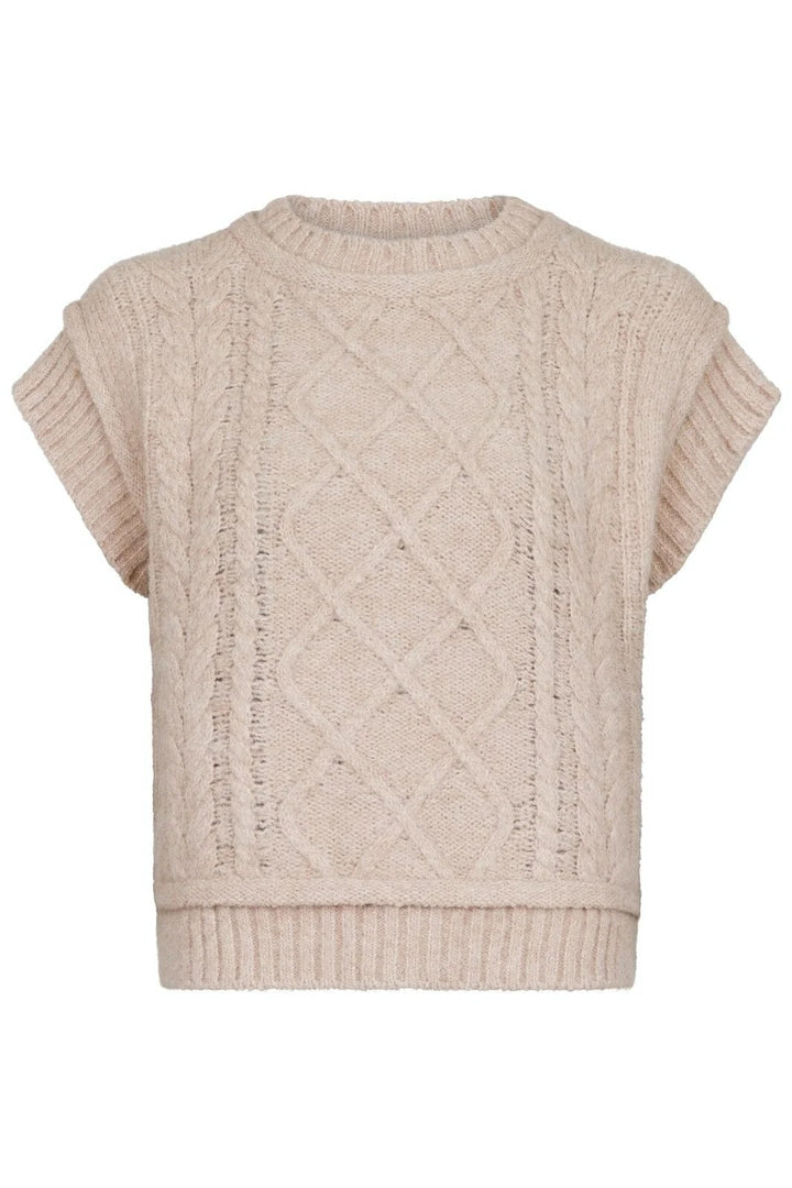 Malley Knit Waistcoat  Sand