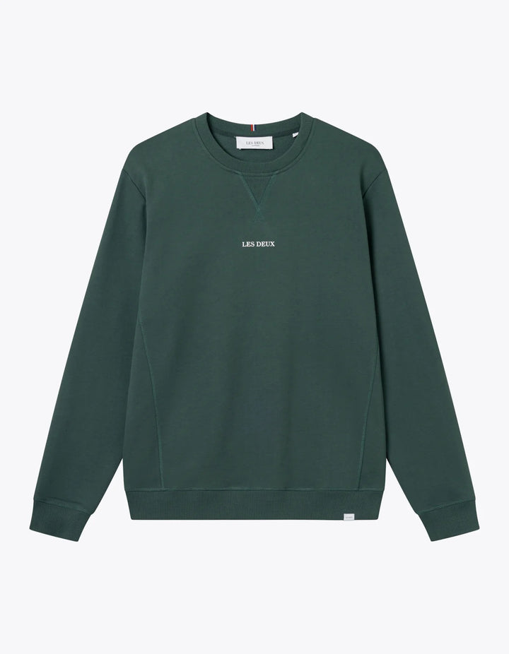Lens Sweatshirt - Seasonal  Pine Green/White