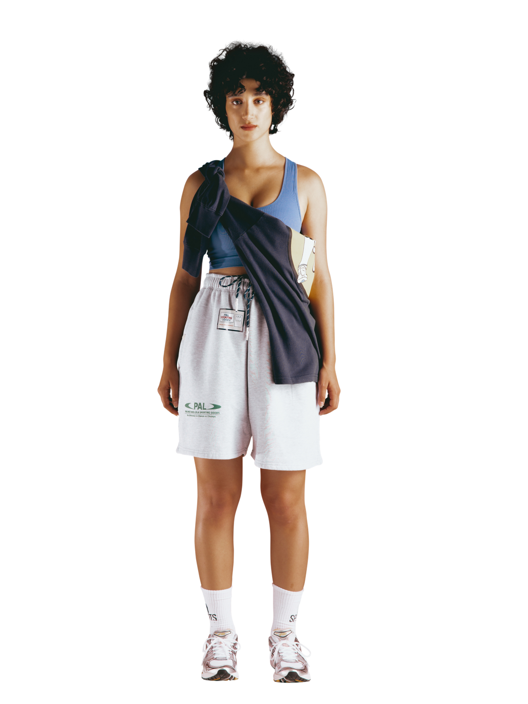 SKY RUNNER SHORT  Light Grey Marl