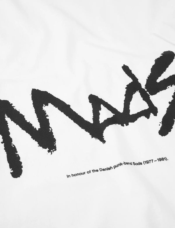 Cotton Jersey Frode Mads Tee  White