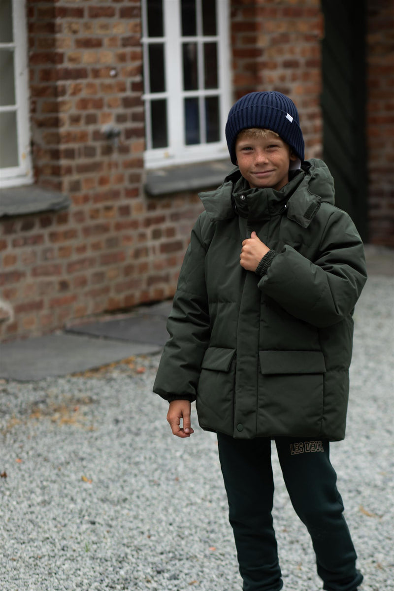 PALOMA REVIERSIVE PUFFER DOWN JACKET  Hunter Green Multi Mix