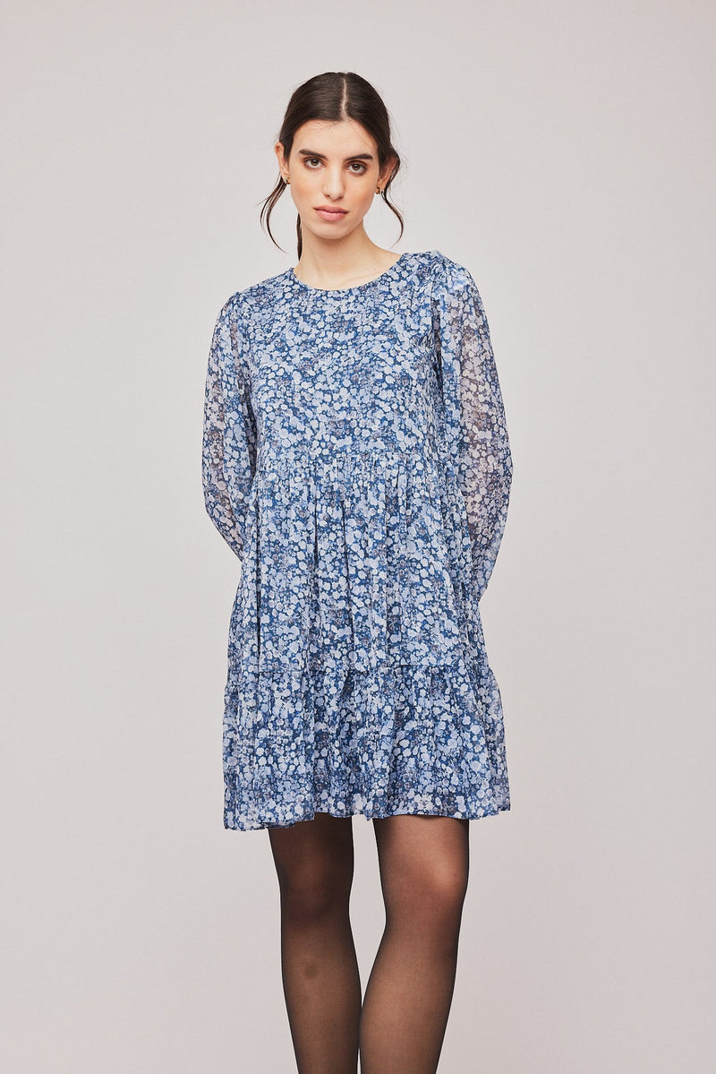 Blossom Mini Dress  Midnight Flower