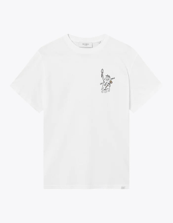Crocket T-shirt  White/Liberty