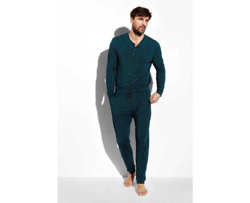 LOUNGE PANT COTTON BAMBOO  Deep Teal