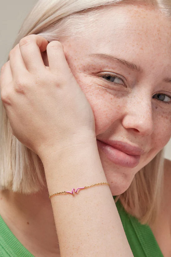 BRACELET, TWIST  Light Pink