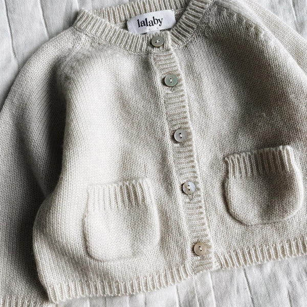 BOBBIE CASHMERE CARDIGAN  Natural