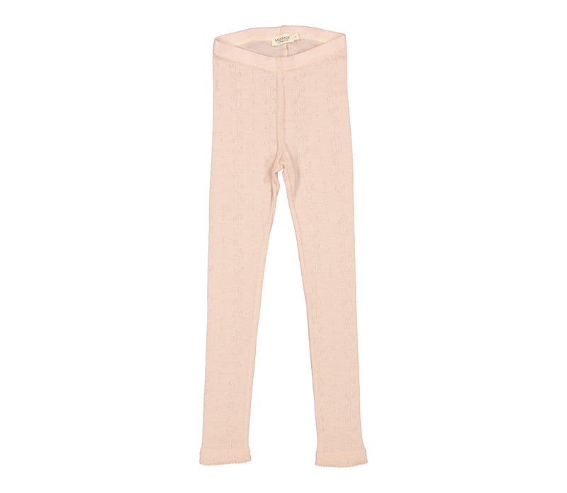 LEG, WOOL POINTELLE  Sheer Rose