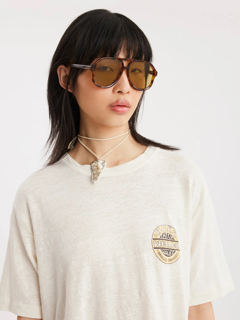 Kjerag Surf Tee  Ecru
