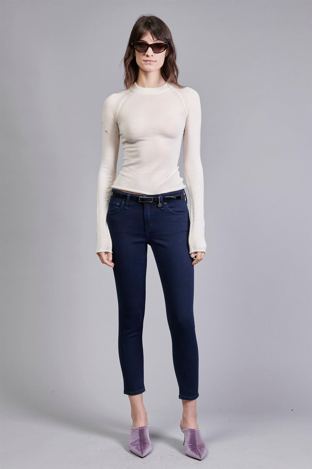 CATE MID-RISE ANKLE SKINNY  Oxford