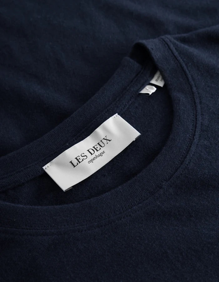 Anton Linen T-shirt  Dark Navy