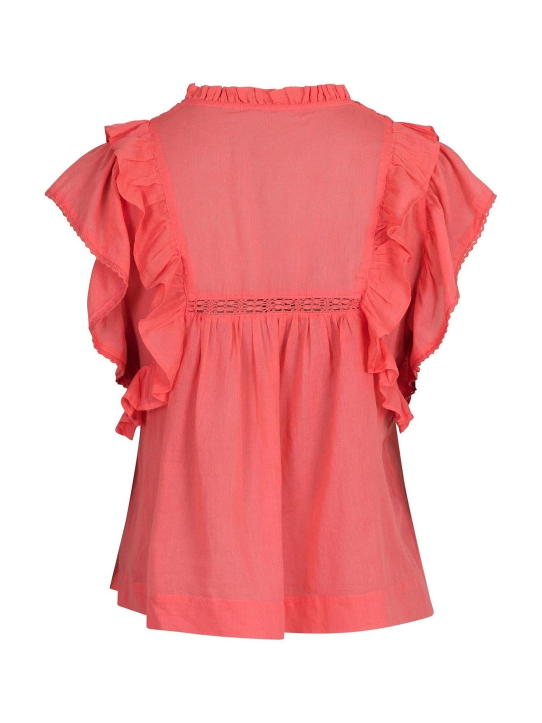 JAYLA S VOILE TOP  Coral