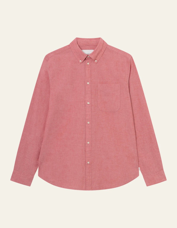 Kent Chambray Shirt  Burnt Red