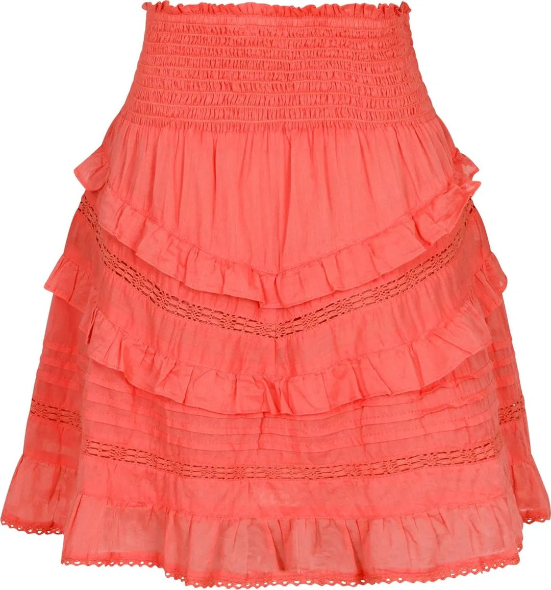 DONNA S VOILE SKIRT  163 Coral