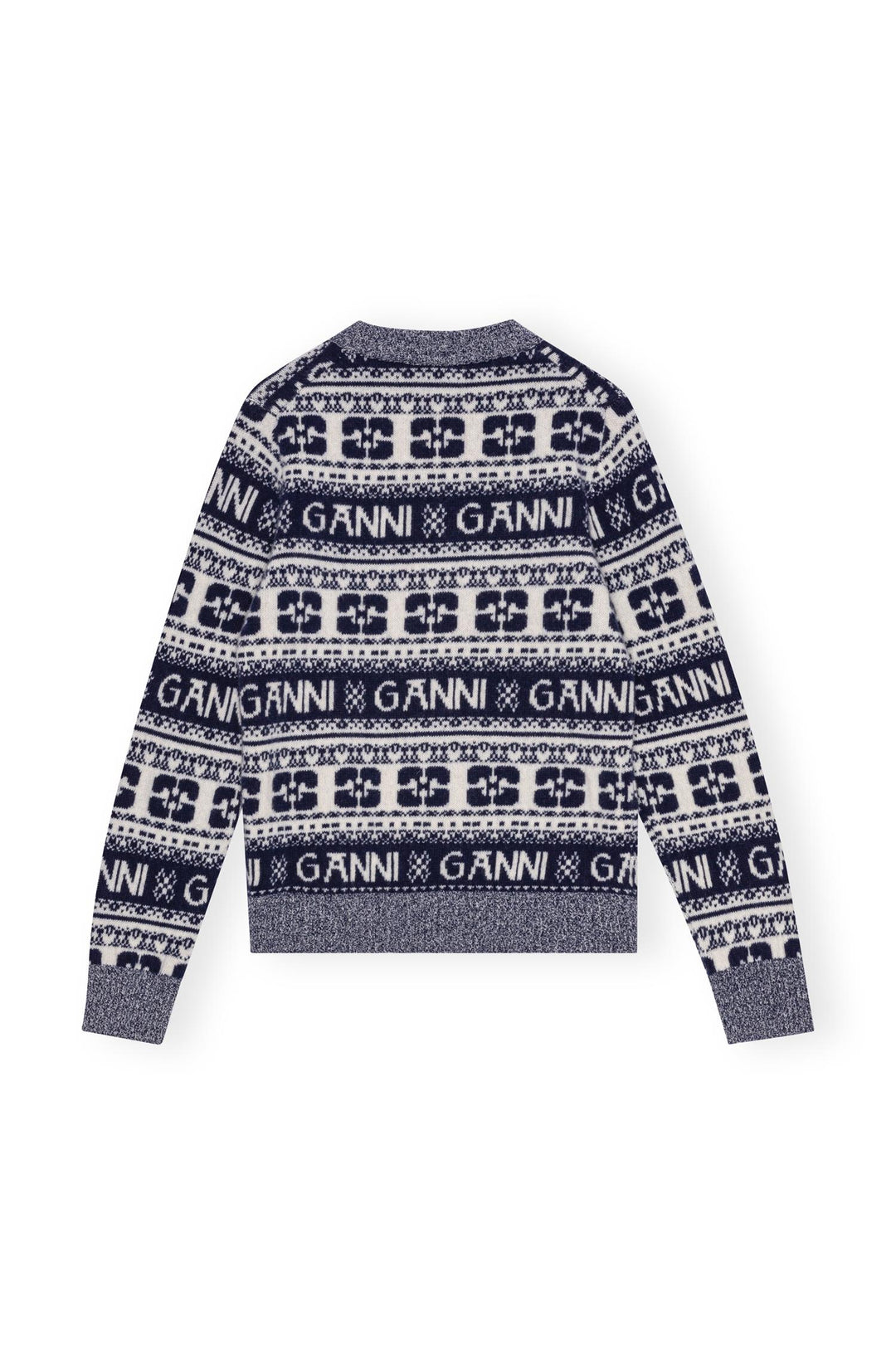 LOGO WOOL MIX PULLOVER  683 Sky Captain