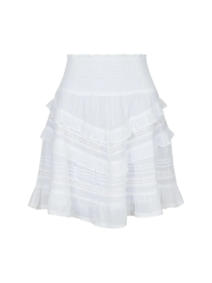 DONNA S VOILE SKIRT  White