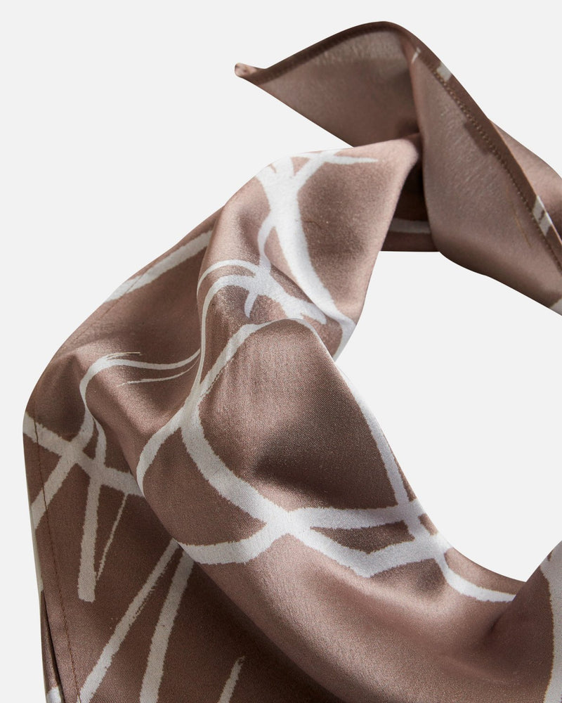CHNoelle Scarf AOP  Caribou Stroke