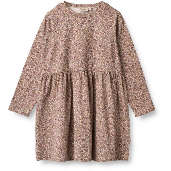 JERSEY DRESS SESSA  Grey Rose Flowers