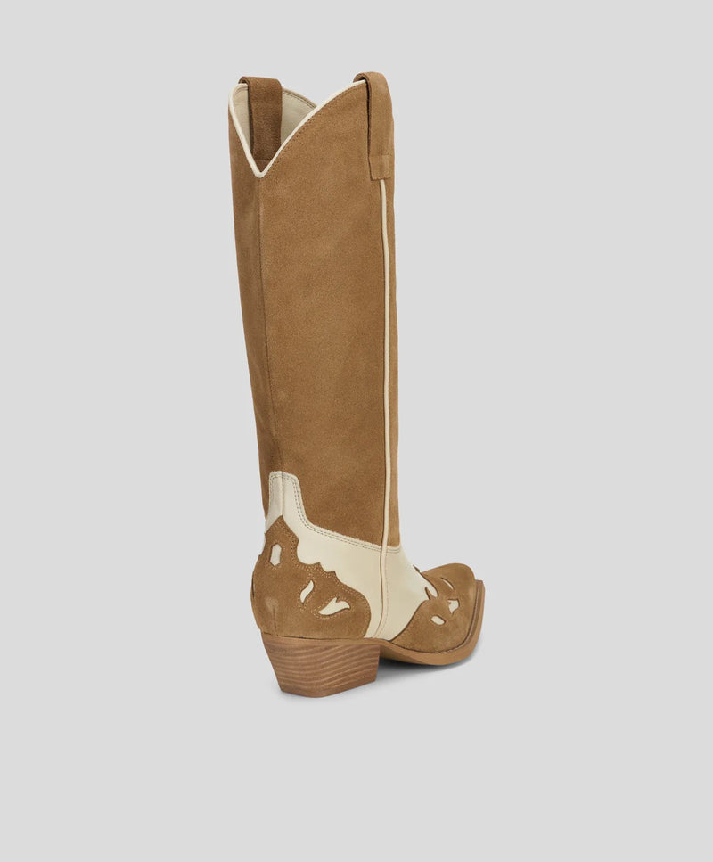 FANNY BOOTS  Taupe/Creme