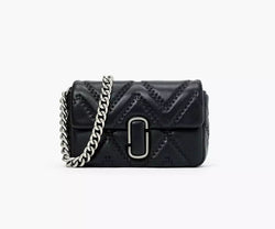 THE SHOULDER BAG QUILTED  Black