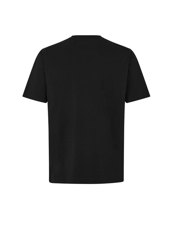 Cotton Jersey Frode Transmission Tee  Black