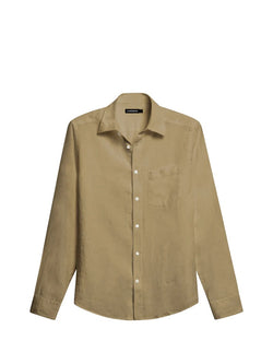 CLEAN LINEN SLIM SHIRT  Aloe