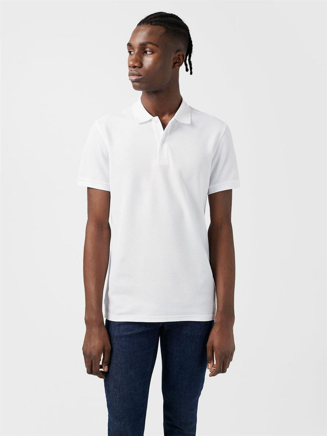Troy ST Pique Polo Shirt  White