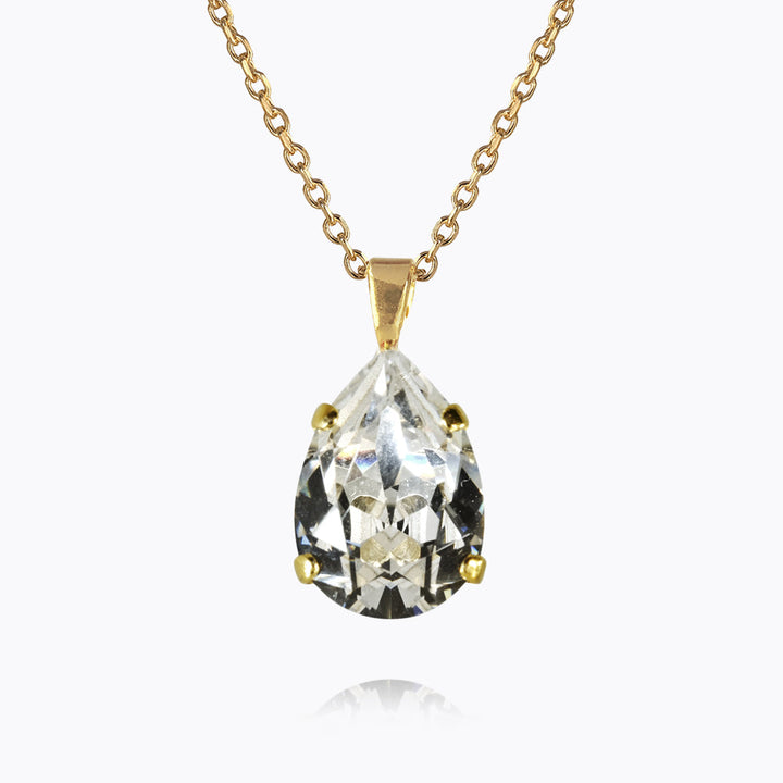 MINI DROP NECKLACE GOLD  Crystal