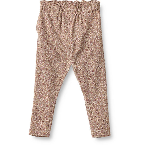SOFT PANTS MALIKA  Grey Rose Flowers