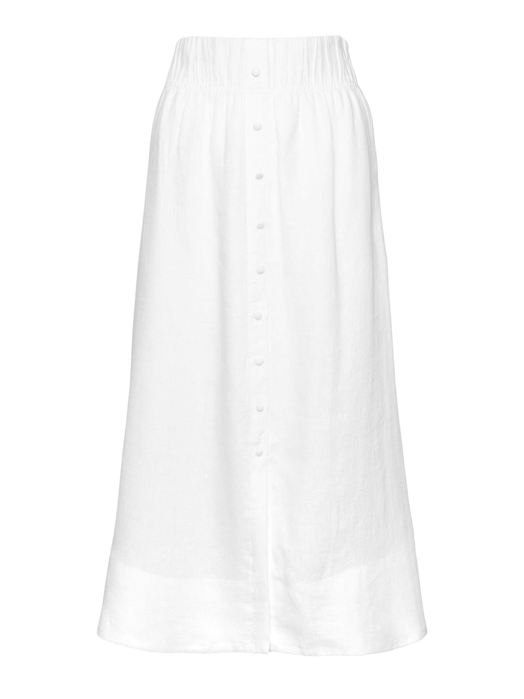 Thea linen skirt  White