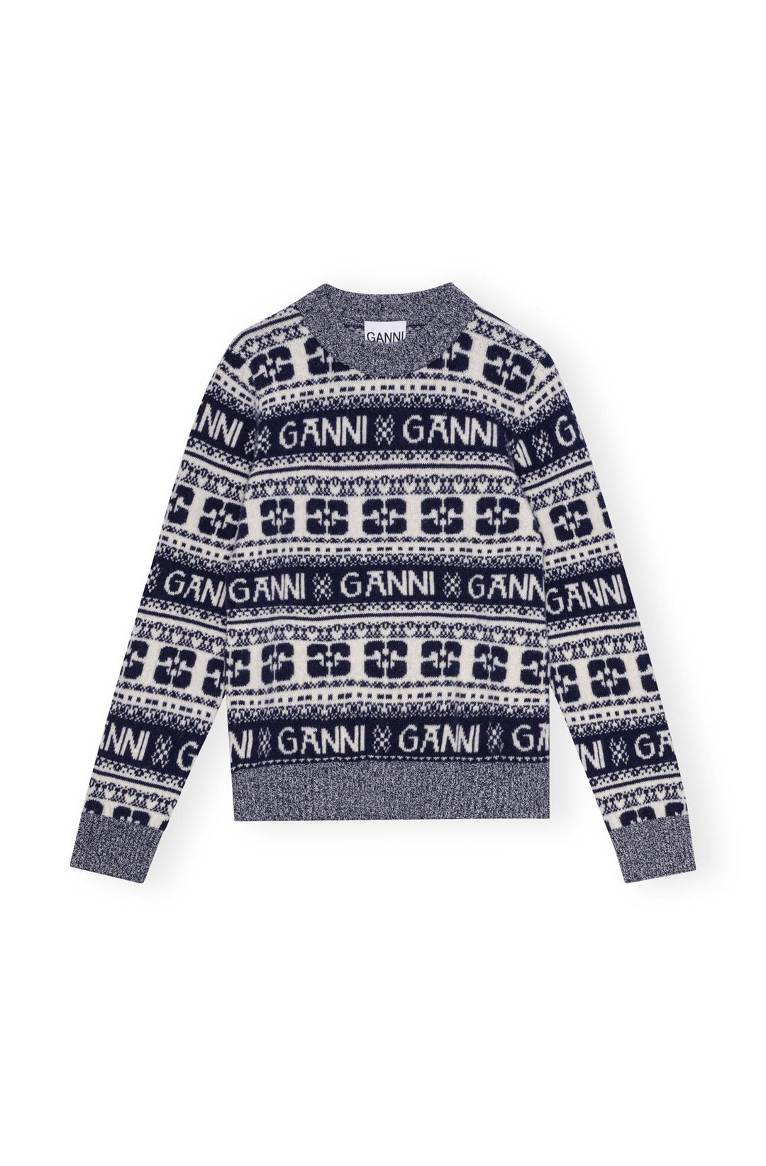 LOGO WOOL MIX PULLOVER  683 Sky Captain