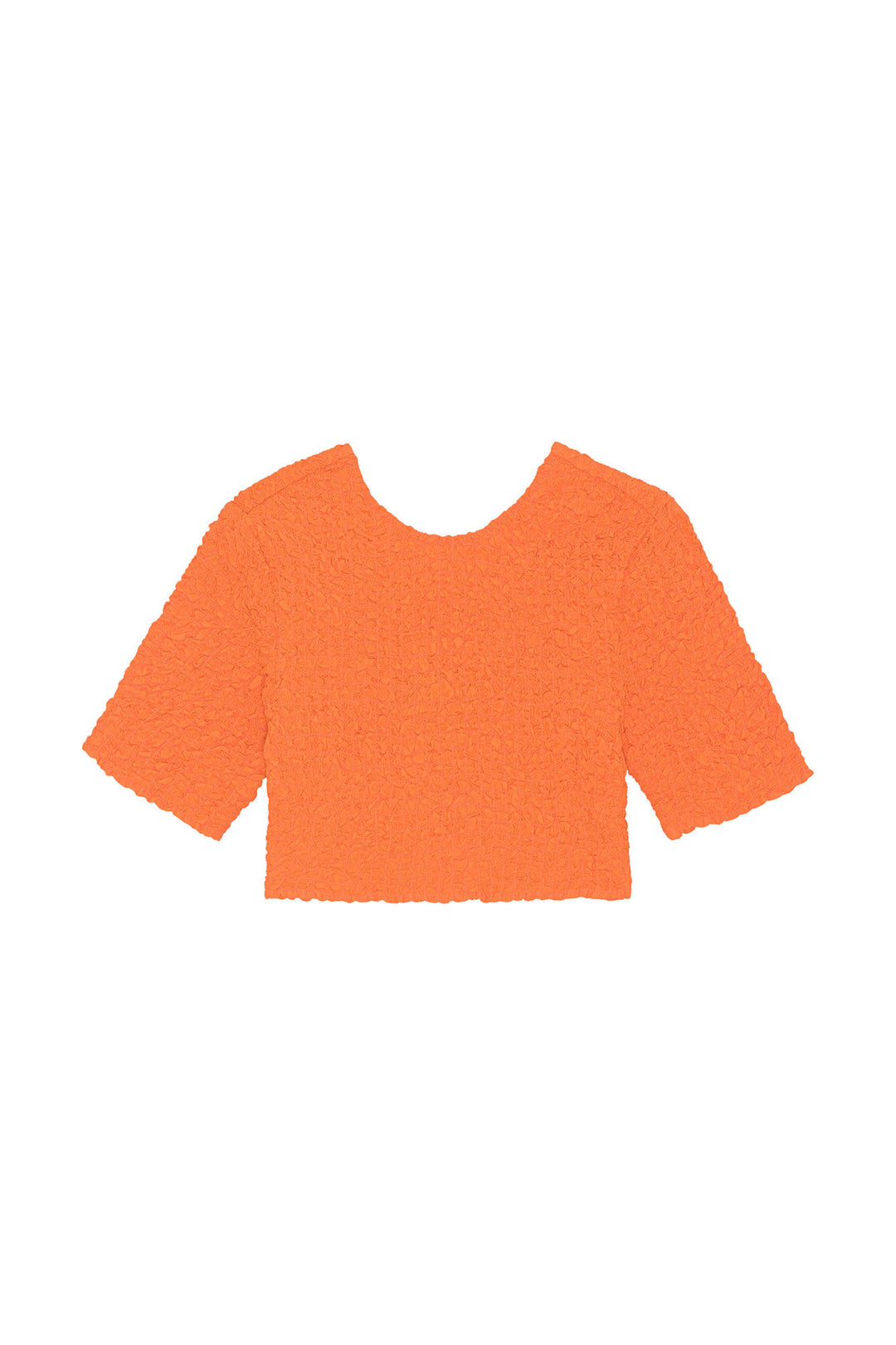 cropped smock top  860 Vibrant Orange