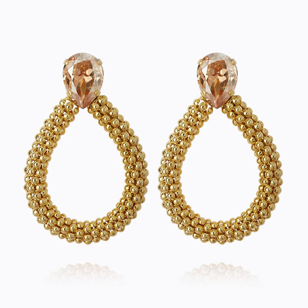 CLASSIC ROPE EARRING GOLD  Golden Shadow