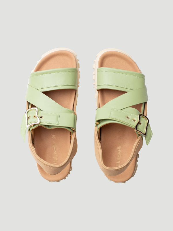 NATIONAL SANDAL BLOCKED  Green