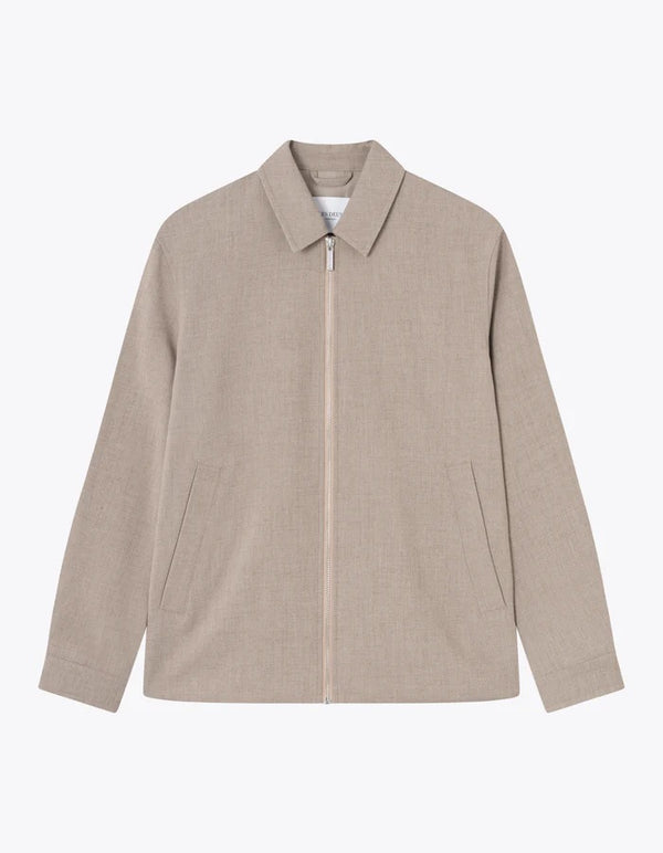 Como Mélange Coach Jacket  Dark Sand Mélange
