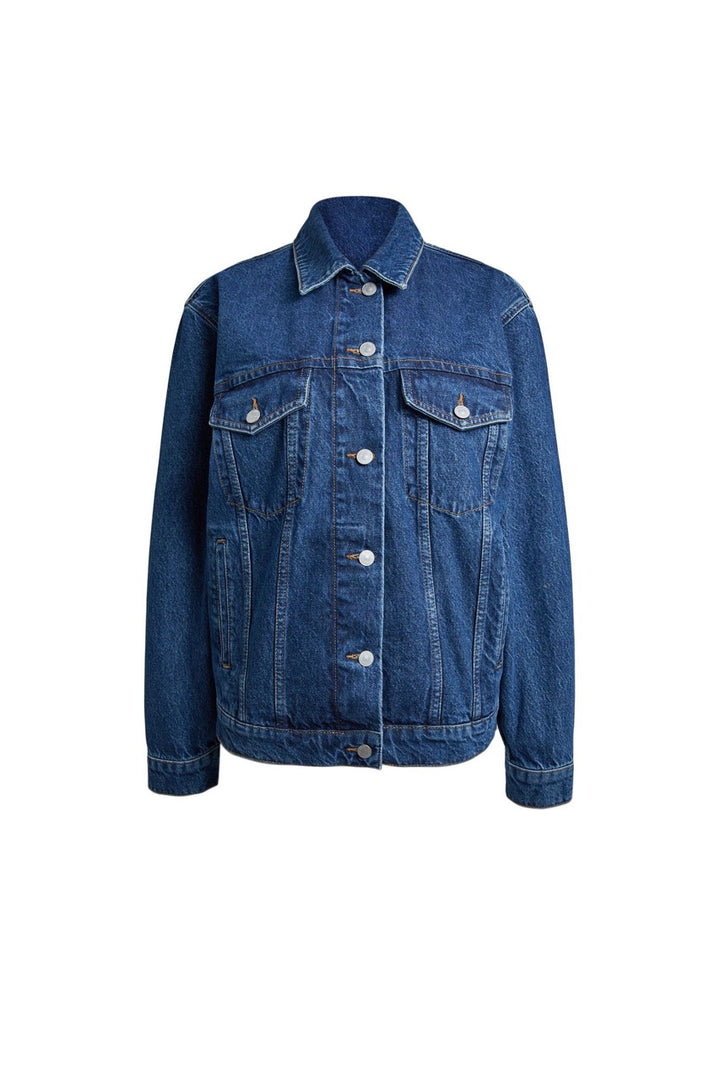 Dylan Denim Jacket  Washed Dark Blue