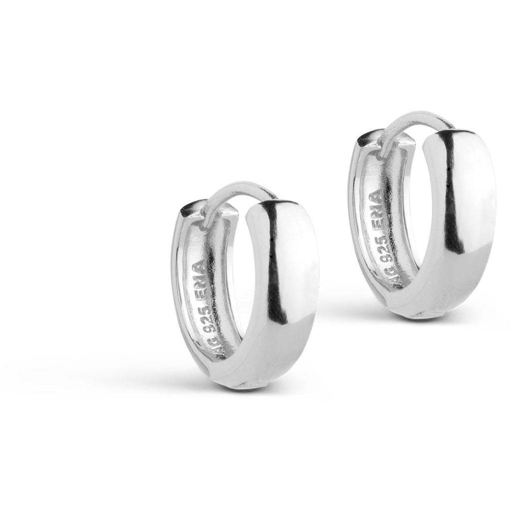 HOOPS, CLASSIC WIDE 15 MM  Silver